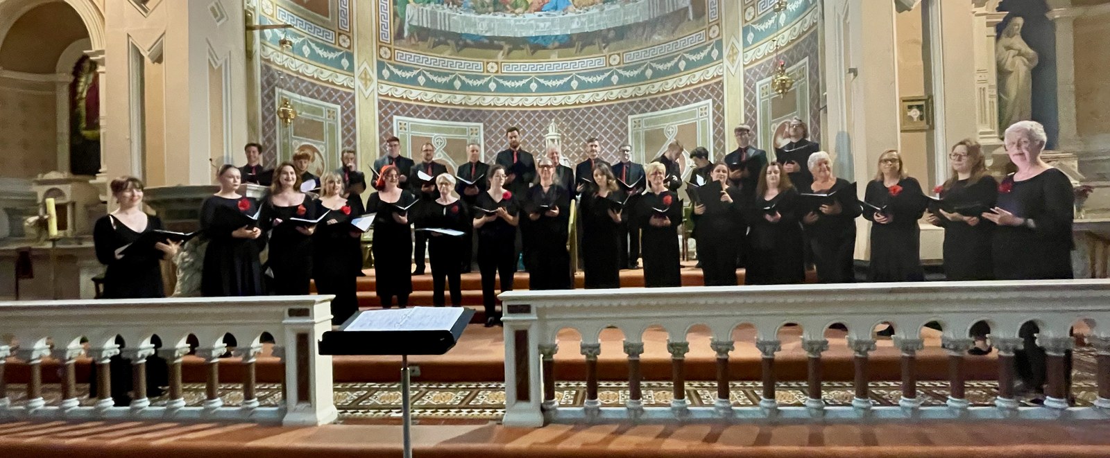Image shows a choir